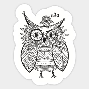 Two cutie owls Sticker